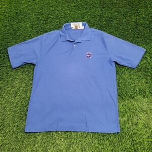 Vintage New-York Giants Polo Shirt Medium 20x27 Blue